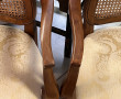 Paire de fauteuils style Louis XV dossie