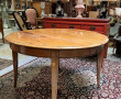 Belle table ronde en bois fruitier, H 75