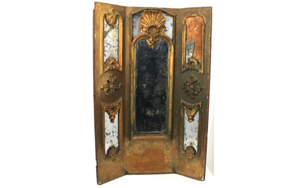 Elément de boiserie ancienne en bois scu