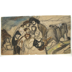 Ecole Xxème - Dessin préparatoire à l'aq