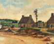 C. SCHVAR (XIXè-Xxè) "Paysage du Vieux C