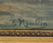 E.MOSCHLEN (XIXè-Xxè) "Retour de pêche",