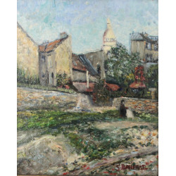 Georges BALLERAT (1902-2000) "Vieux quar