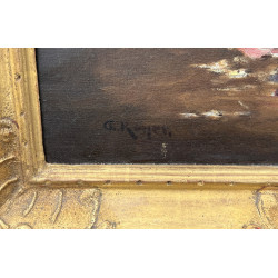Ecole française XIXe "Nature morte aux f