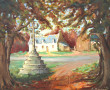 R. ROUSSEL (Xxème) "Calvaire de St Germa