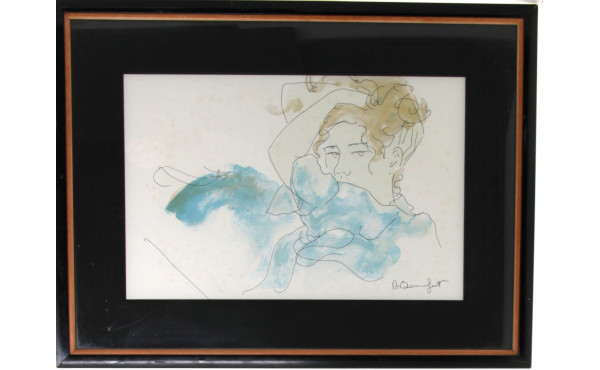 Alain BONNEFOIT (1937) "Regard séduisant