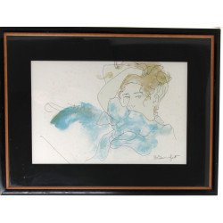 Alain BONNEFOIT (1937) "Regard séduisant