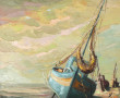 M. FORMENTIN (Xxème) "Les Bateaux, Golfe