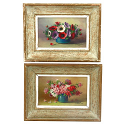 Jean BILLARD (1899-1997) "Bouquet d'aném
