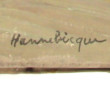 HANNEBICQUE (Xxème) - Lot de 3 huiles su