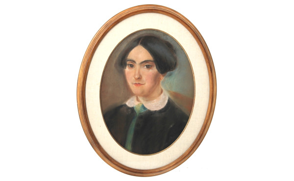 Ecole Française "Portrait de jeune femme