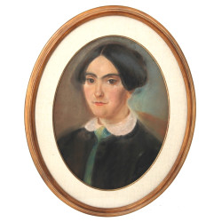 Ecole Française "Portrait de jeune femme