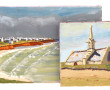 Lucien TANNEAU (Xxè-XXIè) - Lot de 2 hui
