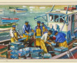 Eric FLOCH (1956-2013) "Retour de pêche"