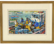 Eric FLOCH (1956-2013) "Retour de pêche"