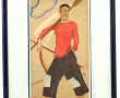 "Portrait de marin à la rame" dessin réh