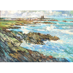 Ecole Bretonne des années 70 "Marine ave