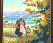 Ecole Bretonne Xxème "Grand-mère et jeun