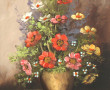 Ecole Xxème "Bouquet de fleurs", huile s