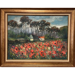 Maurice NEVEU (1919-2012) "Paysage de ca