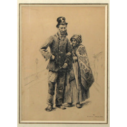 Marguerita PILLINI (1839-1922) "Couple â