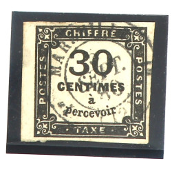FRANCE - TP taxe n° 6 oblitéré cachet à 