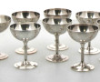 CHRISTOFLE - 10 coupes à glace en métal 