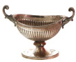 Petite coupe godronnée en argent 800ème.