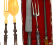 Lot comprenant : 12 fourchettes à escarg