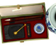 CHINE - Lot comprenant un vase en porcel