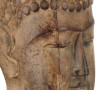 Tête de Bouddha sculptée dans un bois ex