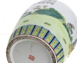 CHINE Xxème - Potiche en porcelaine à dé