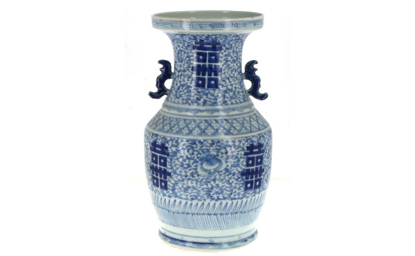 CHINE Fin XIXè, début Xxè - Vase balustr