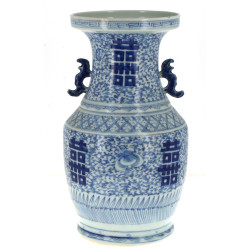 CHINE Fin XIXè, début Xxè - Vase balustr