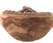BOUDDHA - Grand sujet en bois sculpté, H