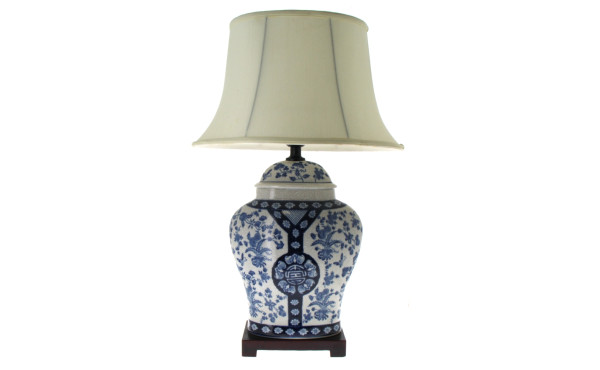 CHINE - Lampe en porcelaine chinoise mod