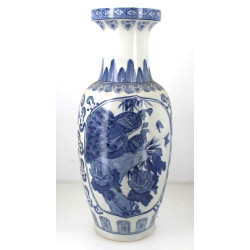 CHINE - Grand vase moderne en porcelaine