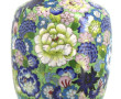 CHINE Xxème - Vase en cloisonné à décor 