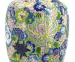 CHINE Xxème - Vase en cloisonné à décor 