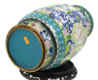 CHINE Xxème - Vase en cloisonné à décor 