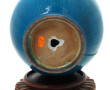 CHINE - Vase bouteille en céramique turq