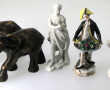 Lot de 4 figurines en porcelaine (accide