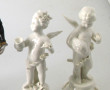 Lot de 4 figurines en porcelaine (accide