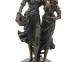 "Deux jeunes filles au panier de fleurs"