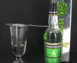 Verre et cuillère à absinthe : on y join