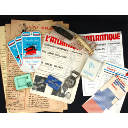 PAQUEBOT FRANCE 1974 - Programmes, cend