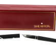 SHEAFFER - Stylo plume noir et métal cou