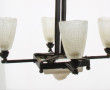 Suspension style ART DECO à 4 bras de lu