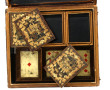 Coffret à jeux Napoléon III el laque à d