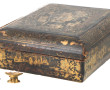 Coffret à jeux Napoléon III el laque à d